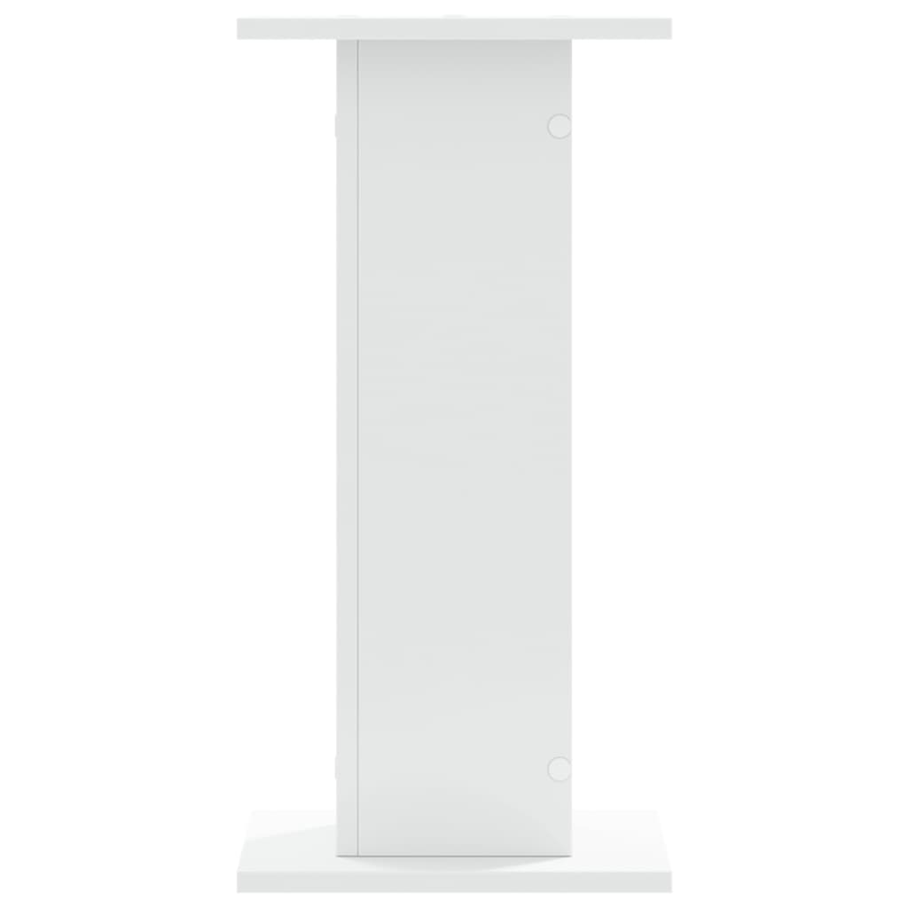 vidaXL Plant Stands 2 pcs White 30x30x60 cm Engineered Wood