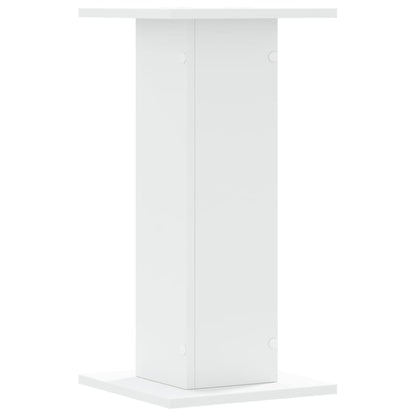 vidaXL Plant Stands 2 pcs White 30x30x60 cm Engineered Wood