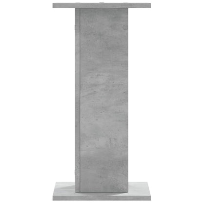 vidaXL Plant Stands 2 pcs Concrete Grey 30x30x60 cm Engineered Wood