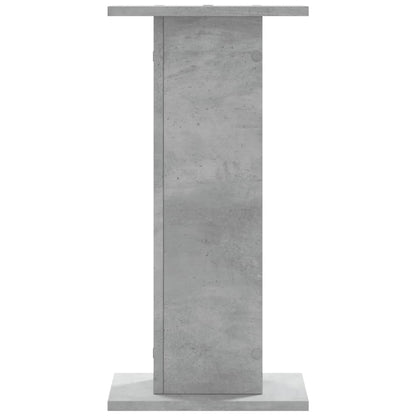 vidaXL Plant Stands 2 pcs Concrete Grey 30x30x60 cm Engineered Wood