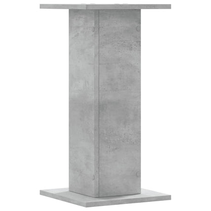 vidaXL Plant Stands 2 pcs Concrete Grey 30x30x60 cm Engineered Wood