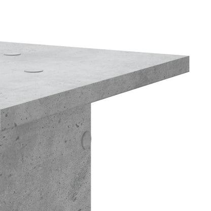 vidaXL Plant Stands 2 pcs Concrete Grey 30x30x60 cm Engineered Wood