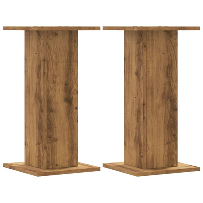 vidaXL Plant Stands 2 pcs Artisian Oak 30x30x60 cm Engineered Wood