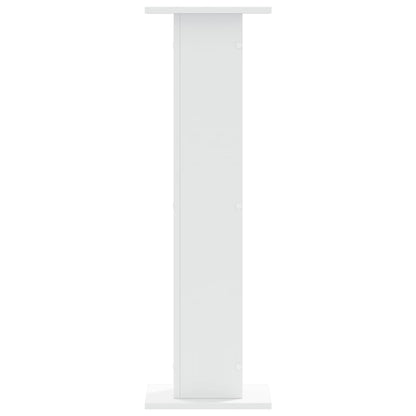 vidaXL Plant Stands 2 pcs White 30x30x95 cm Engineered Wood