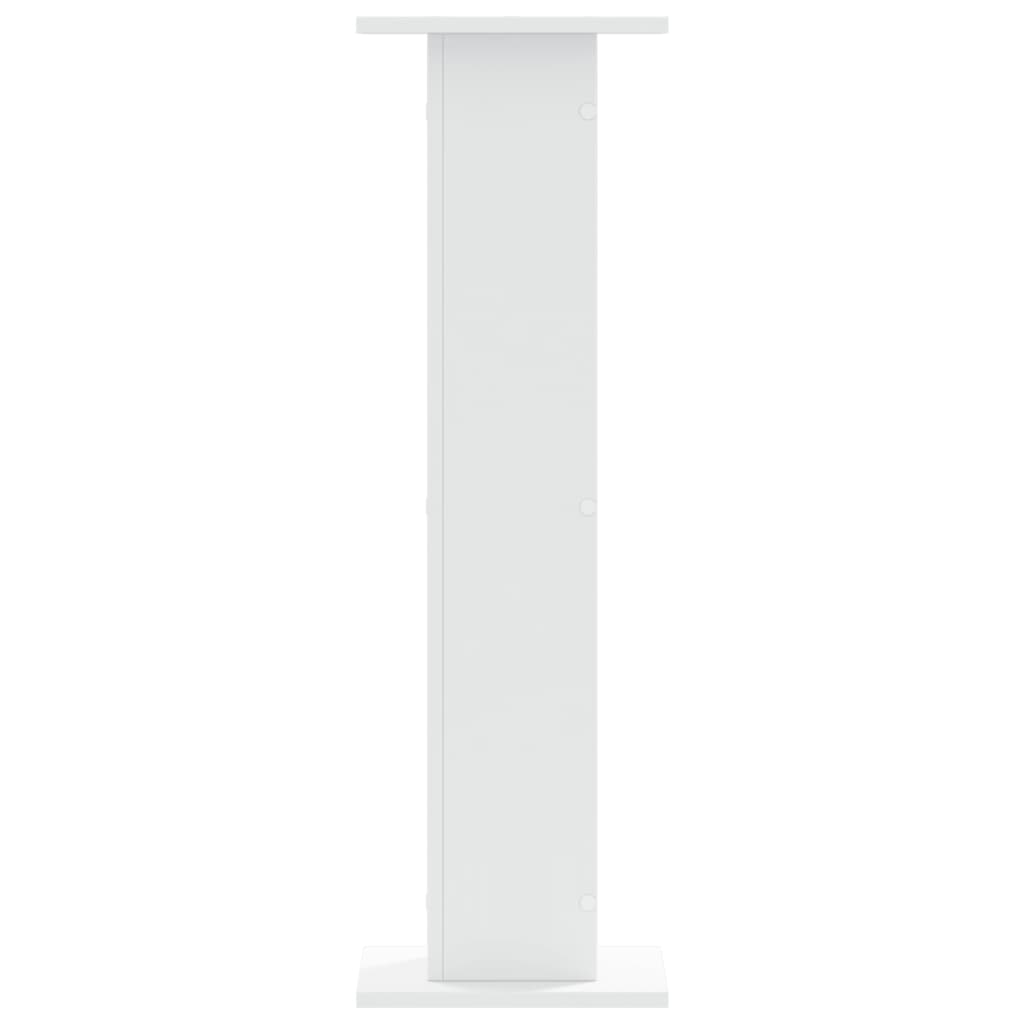 vidaXL Plant Stands 2 pcs White 30x30x95 cm Engineered Wood