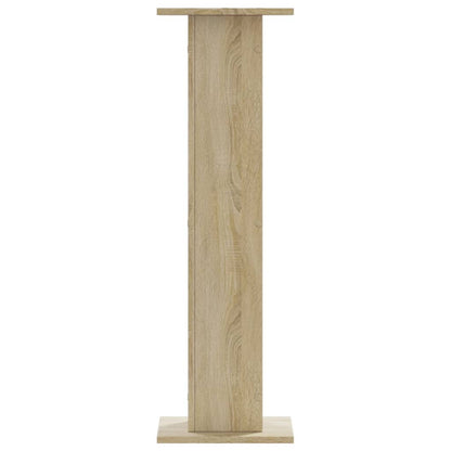 vidaXL Plant Stands 2 pcs Sonoma Oak 30x30x95 cm Engineered Wood