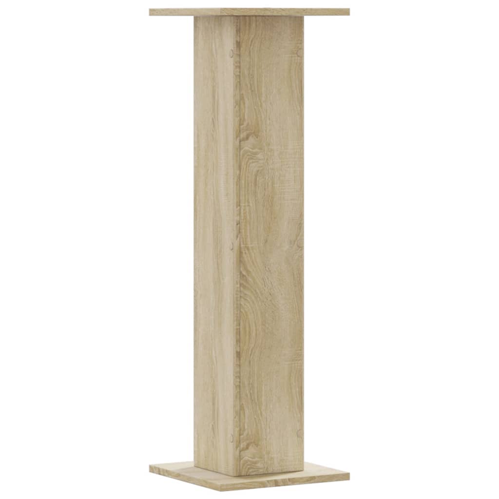 vidaXL Plant Stands 2 pcs Sonoma Oak 30x30x95 cm Engineered Wood