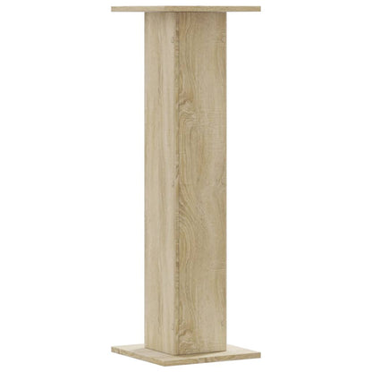 vidaXL Plant Stands 2 pcs Sonoma Oak 30x30x95 cm Engineered Wood