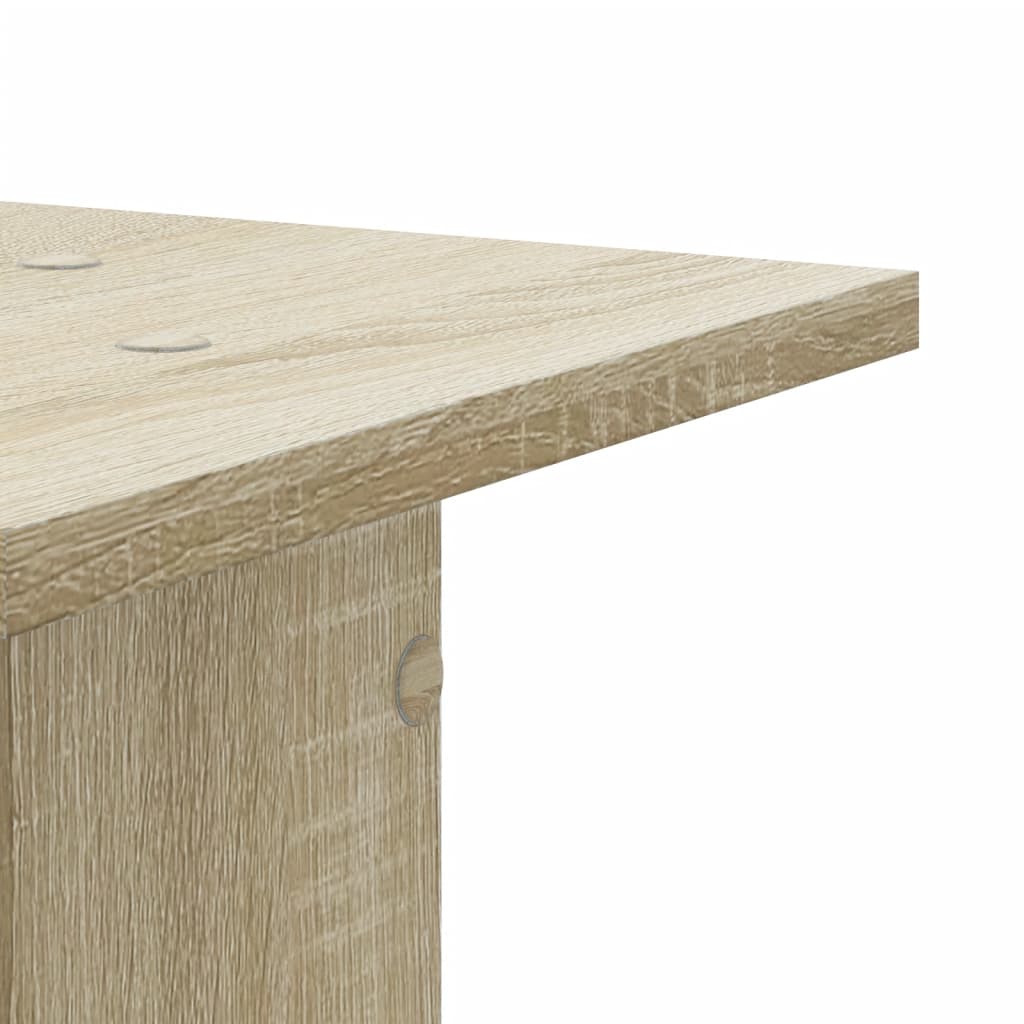 vidaXL Plant Stands 2 pcs Sonoma Oak 30x30x95 cm Engineered Wood