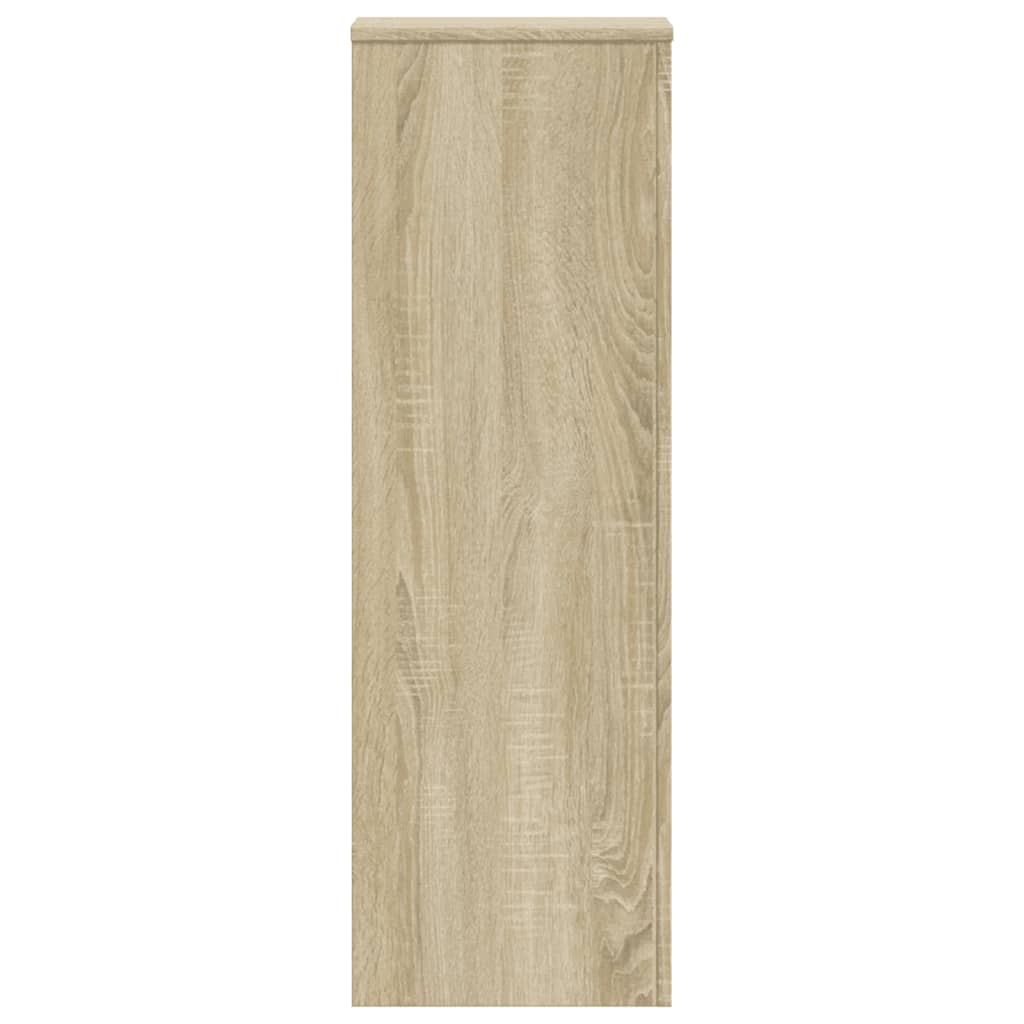vidaXL Plant Stands 2 pcs Sonoma Oak 33x33x100 cm Engineered Wood