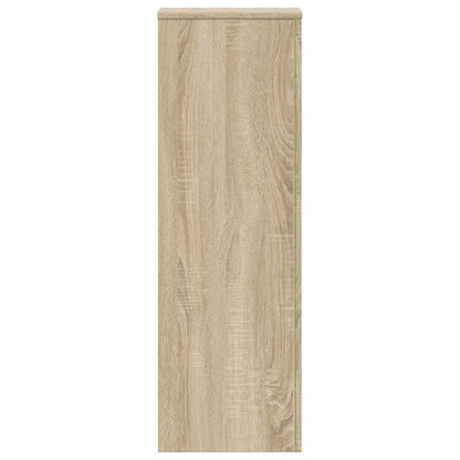 vidaXL Plant Stands 2 pcs Sonoma Oak 33x33x100 cm Engineered Wood