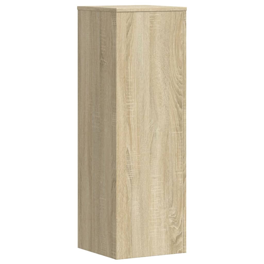 vidaXL Plant Stands 2 pcs Sonoma Oak 33x33x100 cm Engineered Wood