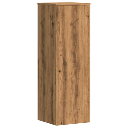 vidaXL Plant Stands 2 pcs Artisian Oak 33x33x100 cm Engineered Wood