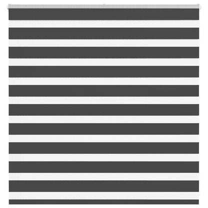 vidaXL Zebra Blind Black 150x100 cm Fabric Width 145.9 cm Polyester