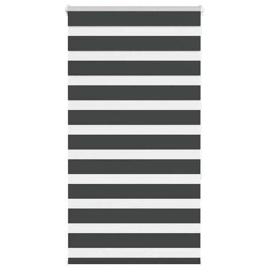 vidaXL Z N/Aebra Blind Black 70x150 cm Fabric Width 65,9 cm Polyester