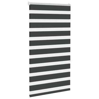 vidaXL Z N/Aebra Blind Black 70x150 cm Fabric Width 65,9 cm Polyester