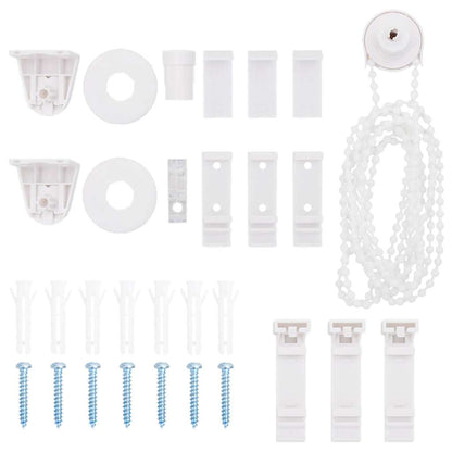 vidaXL Zebra Blind Black 120x200 cm Fabric Width 115,9 cm Polyester