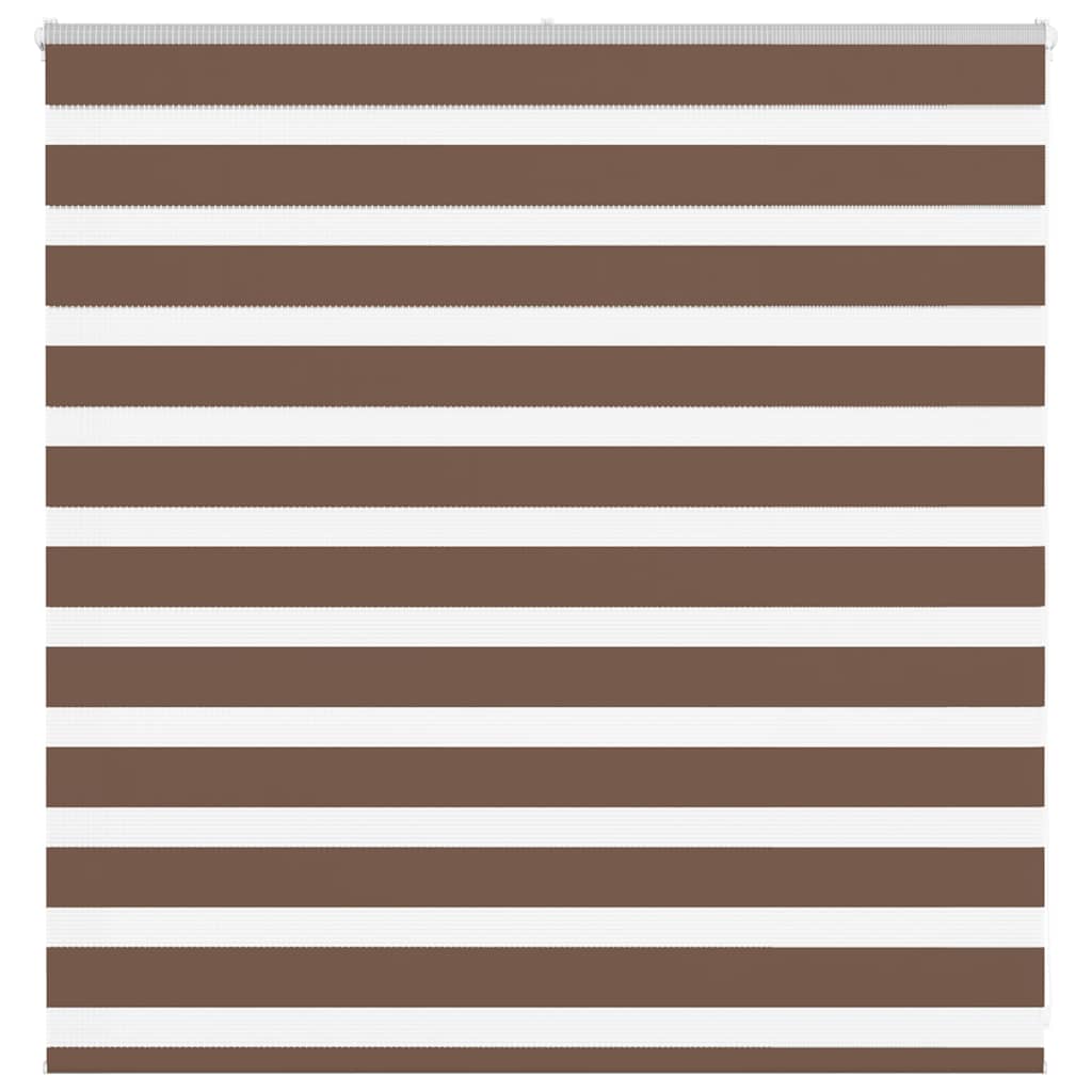 vidaXL Zebra Blind Brown 150x100 cm Fabric Width 145,9 cm Polyester