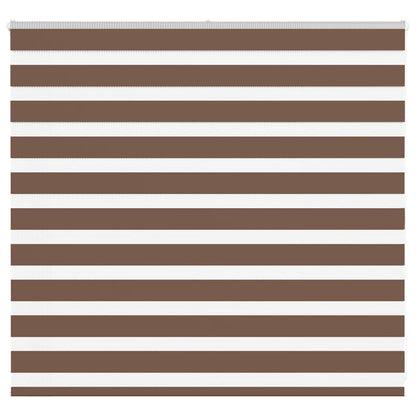 vidaXL Zebra Blind Brown 160x100 cm Fabric Width 155,9 cm Polyester