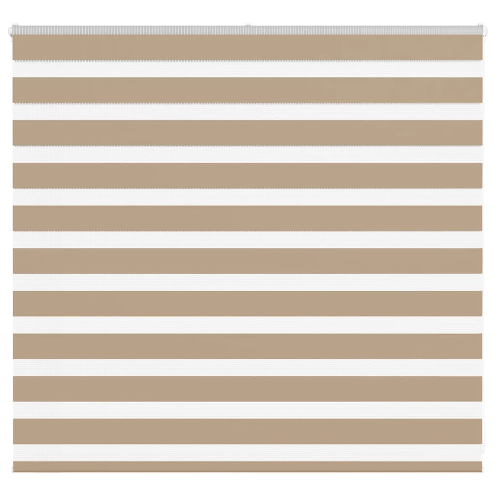 vidaXL Zebra Blind Sand Brown 155x100 cm Fabric Width 150.9 cm