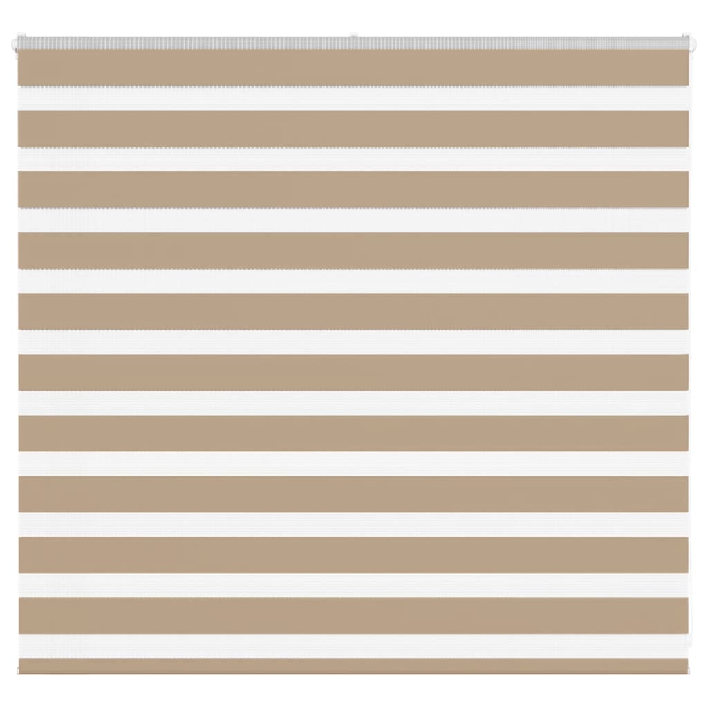 vidaXL Zebra Blind Sand Brown 165x100 cm Fabric Width 160.9 cm
