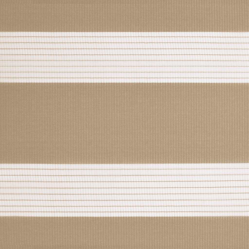 vidaXL Zebra Blind Sand Brown 55x150 cm Fabric Width 50,9 cm Polyester