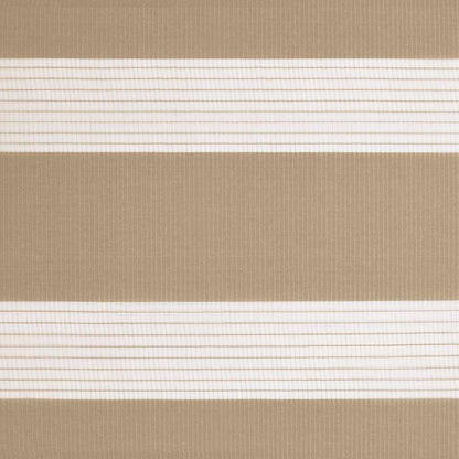 vidaXL Zebra Blind Sand Brown 55x150 cm Fabric Width 50,9 cm Polyester