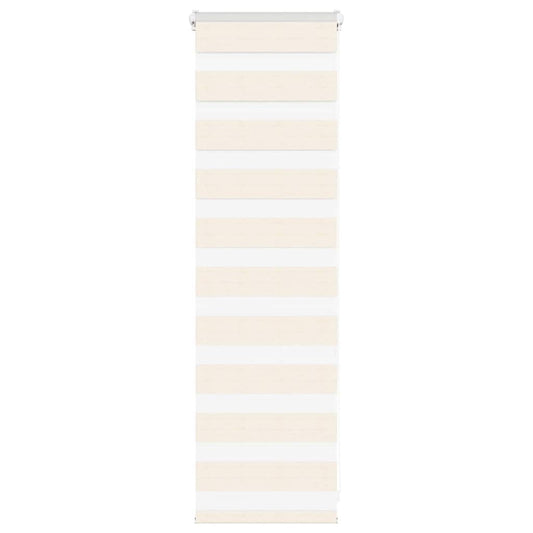vidaXL Zebra Blind Marble Beige 40x100 cm Fabric Width 35.9 cm Polyester