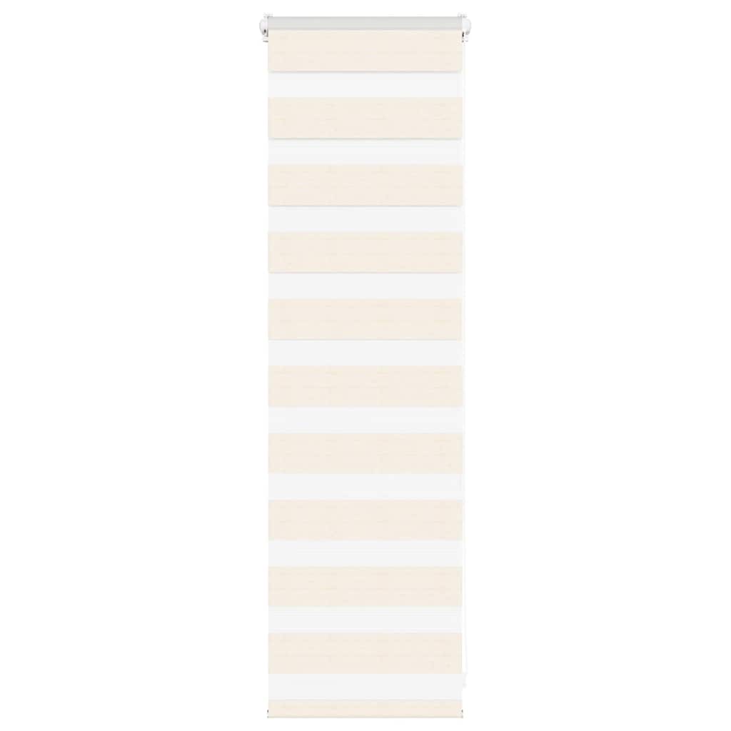 vidaXL Zebra Blind Marble Beige 45x100cm Fabric Width 40.9cm Polyester
