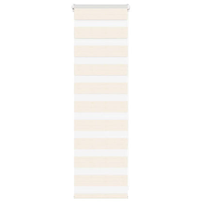 vidaXL Zebra Blind Marble Beige 45x100 cm Fabric Width 40.9 cm Polyester