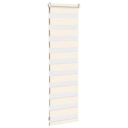 vidaXL Zebra Blind Marble Beige 45x100cm Fabric Width 40.9cm Polyester