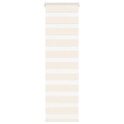 vidaXL Zebra Blind Marble Beige 50x100 cm Fabric Width 45.9 cm Polyester