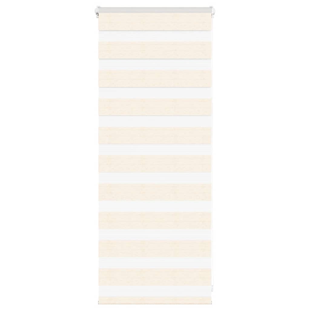 vidaXL Zebra Blind Marble Beige 55x100cm Fabric Width 50.9cm Polyester