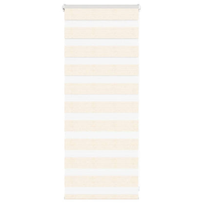 vidaXL Zebra Blind Marble Beige 55x100cm Fabric Width 50.9cm Polyester
