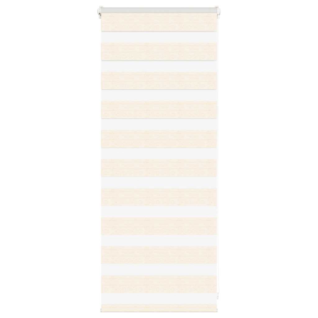 vidaXL Zebra Blind Marble Beige 60x100 cm Fabric Width 55,9 cm Polyester