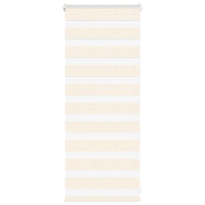 vidaXL Zebra Blind Marble Beige 60x100 cm Fabric Width 55,9 cm Polyester