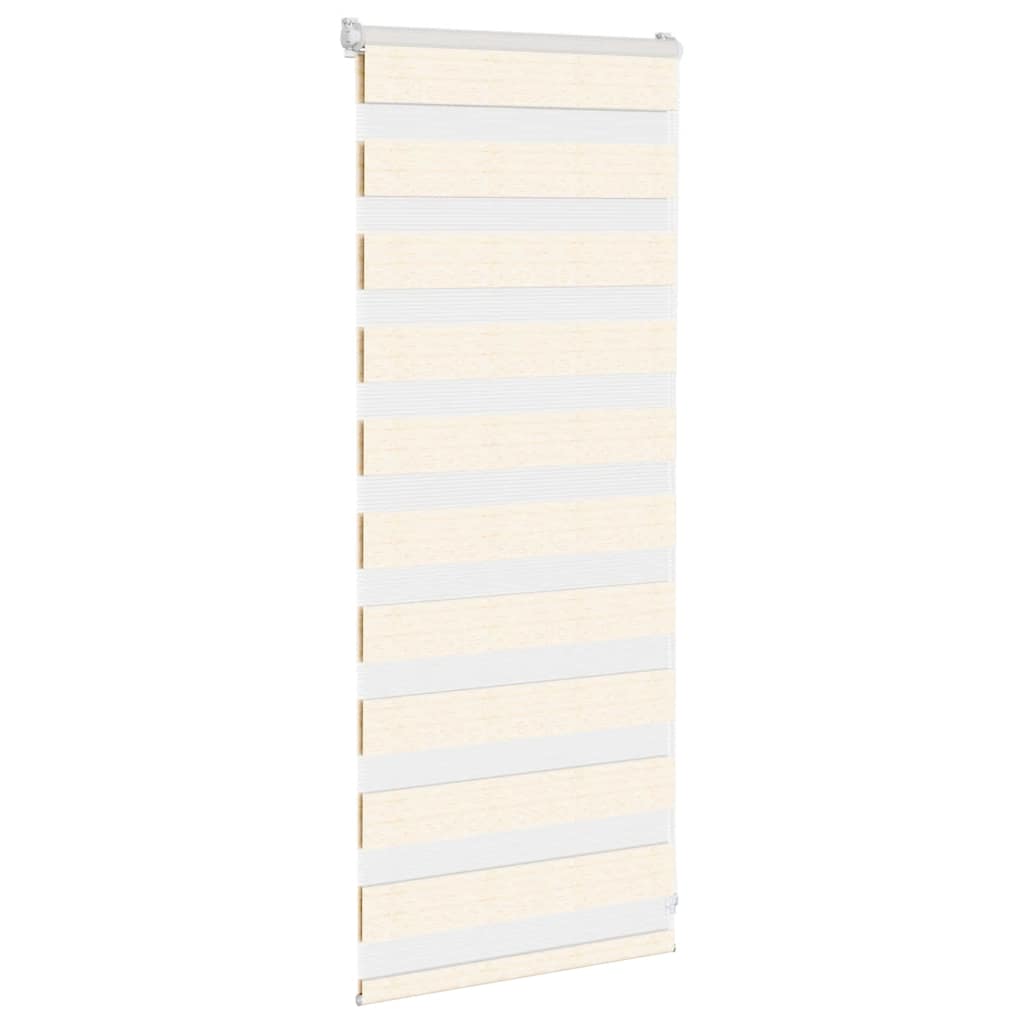 vidaXL Zebra Blind Marble Beige 60x100 cm Fabric Width 55,9 cm Polyester