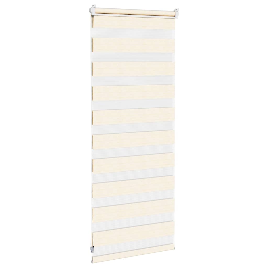 vidaXL Zebra Blind Marble Beige 60x100 cm Fabric Width 55,9 cm Polyester