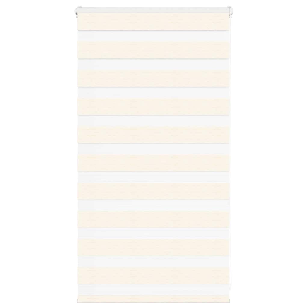 vidaXL Zebra Blind Marble Beige 90x100 cm Fabric Width 85.9 cm Polyester