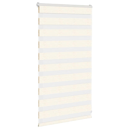 vidaXL Zebra Blind Marble Beige 90x100cm Fabric Width 85.9cm Polyester
