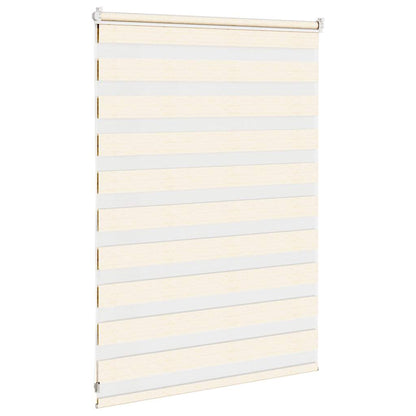 vidaXL Zebra Blind Marble Beige 105x100 cm Fabric Width 100.9 cm