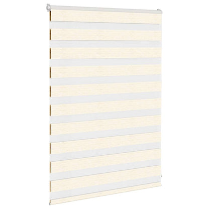 vidaXL Zebra Blind Marble Beige 115x100 cm Fabric Width 110.9 cm