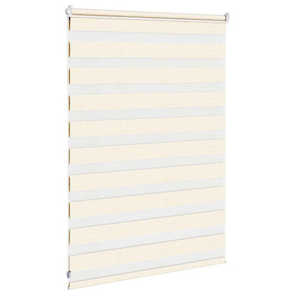 vidaXL Zebra Blind Marble Beige 115x100 cm Fabric Width 110.9 cm