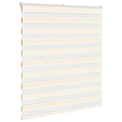 vidaXL Zebra Blind Marble Beige 135x100 cm Fabric Width 130.9 cm