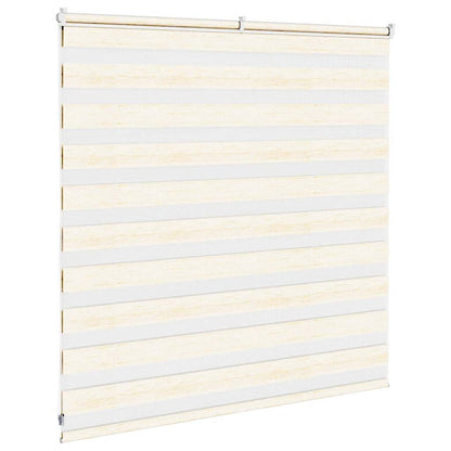 vidaXL Zebra Blind Marble Beige 140x100 cm Fabric Width 135.9 cm