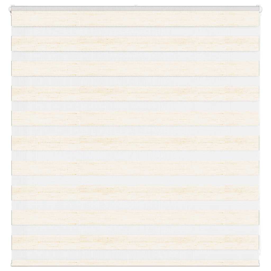 vidaXL Zebra Blind Marble Beige 145x100 cm Fabric Width 140.9 cm Polyester