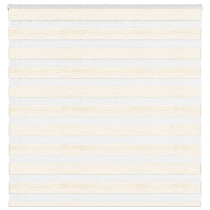 vidaXL Zebra Blind Marble Beige 145x100 cm Fabric Width 140.9 cm Polyester