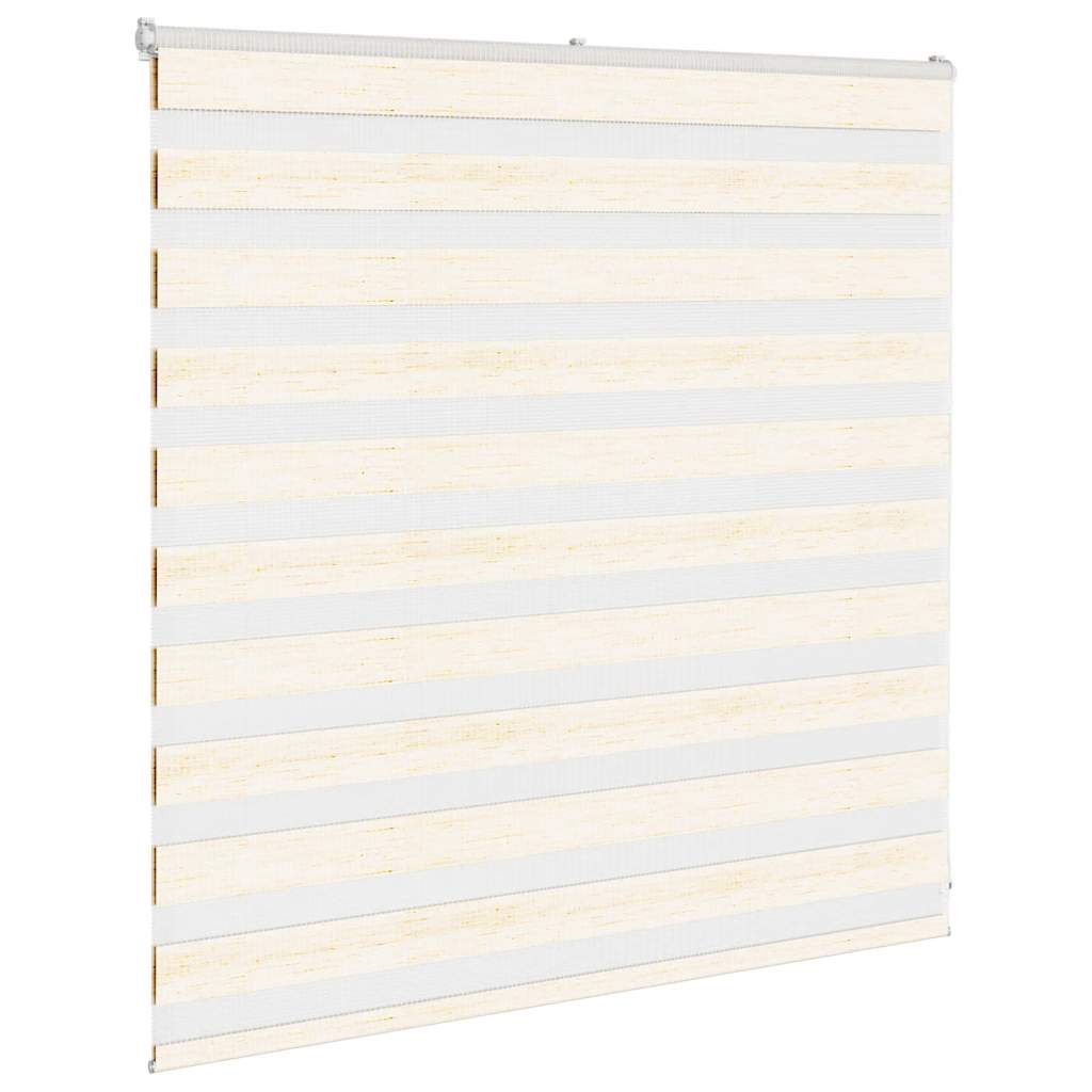 vidaXL Zebra Blind Marble Beige 150x100 cm Fabric Width 145.9 cm Polyester