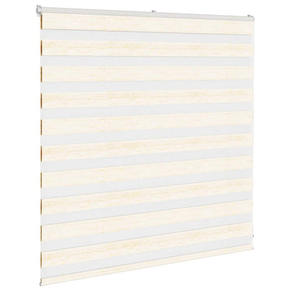 vidaXL Zebra Blind Marble Beige 150x100 cm Fabric Width 145.9 cm
