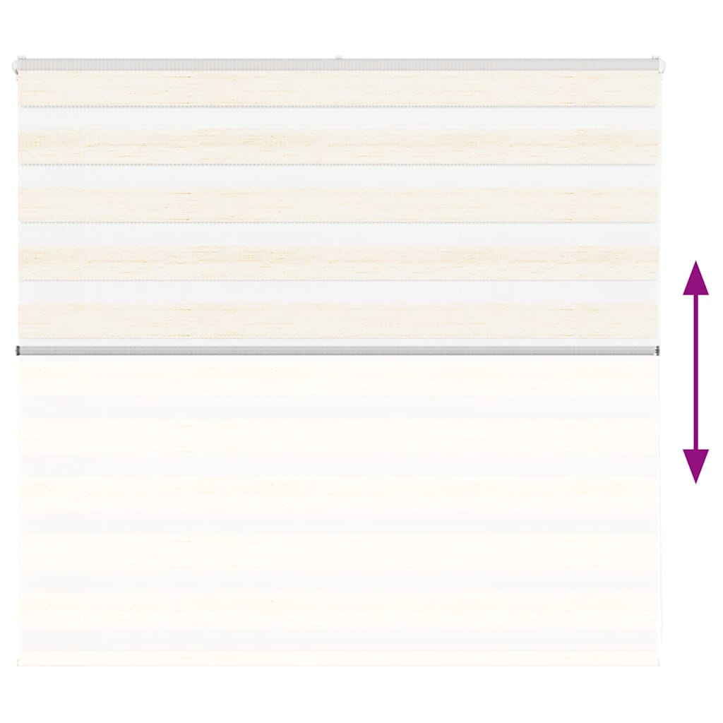 vidaXL Zebra Blind Marble Beige 160x100 cm Fabric Width 155.9 cm